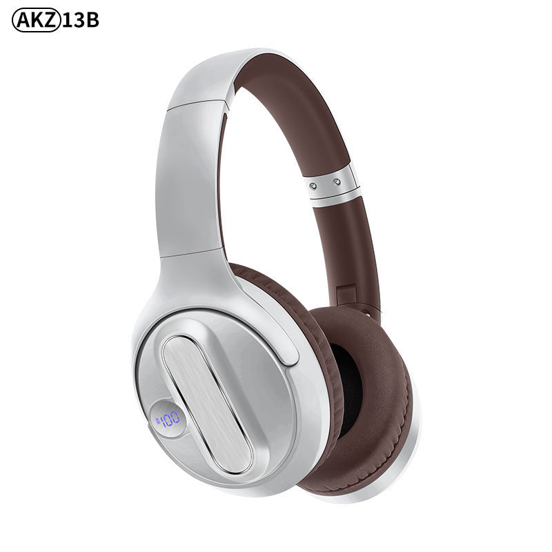 KASQ Headset Wireless Bluetooth Headset Power Digital Display