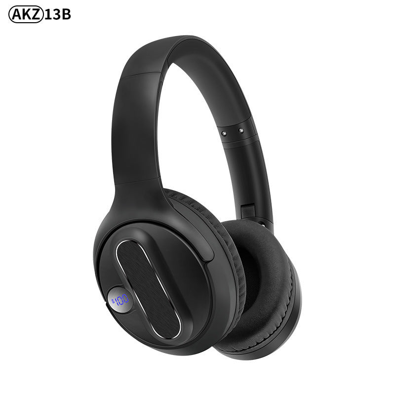 KASQ Headset Wireless Bluetooth Headset Power Digital Display