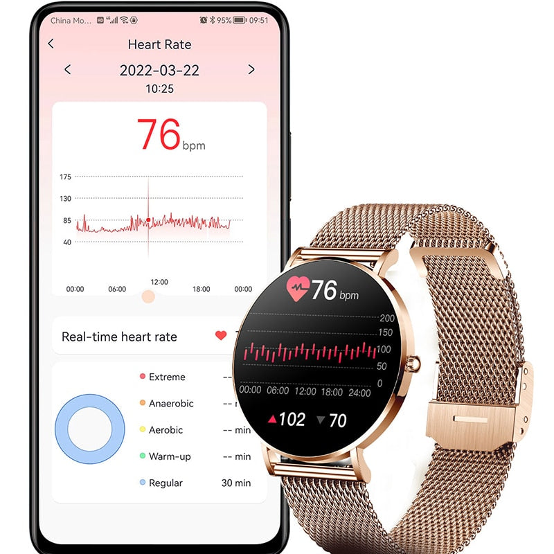 Chic Smart Watch - La Montre Connectée Élégante pour femme